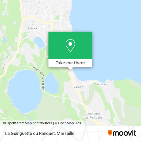 La Guinguette du Ranquet map