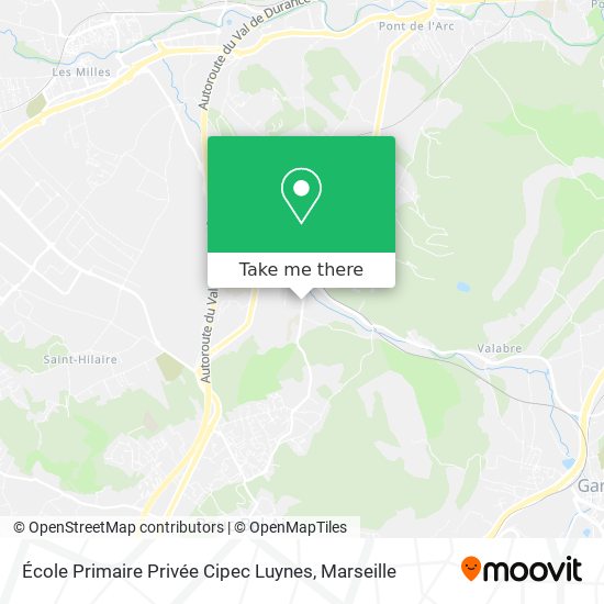 École Primaire Privée Cipec Luynes map