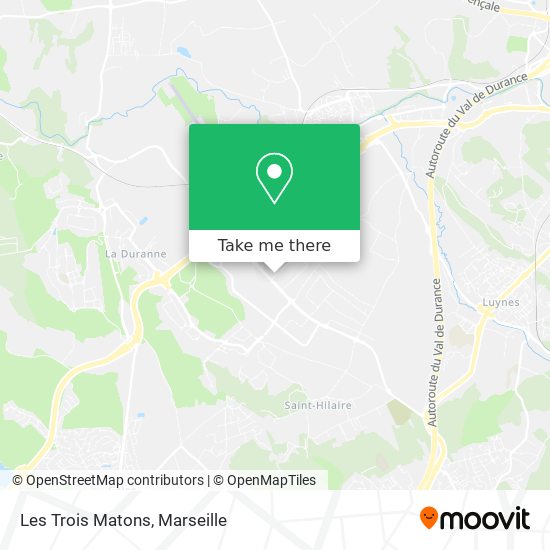 Les Trois Matons map