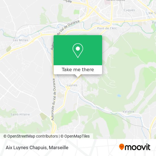Aix Luynes Chapuis map