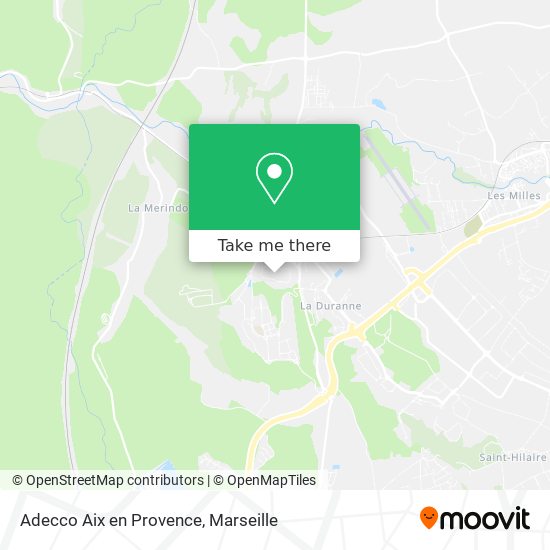 Adecco Aix en Provence map