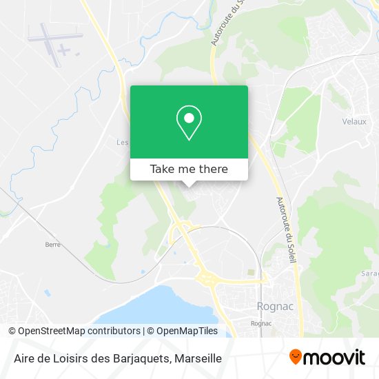 Aire de Loisirs des Barjaquets map