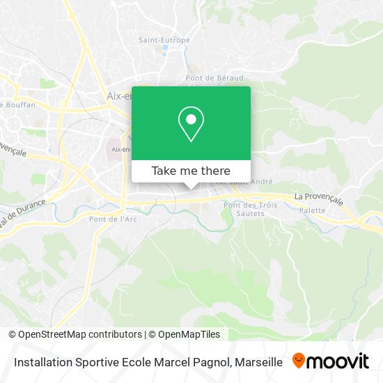 Installation Sportive Ecole Marcel Pagnol map