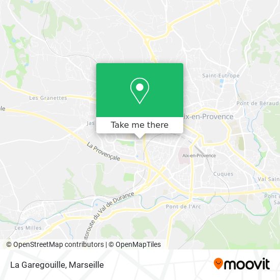 La Garegouille map