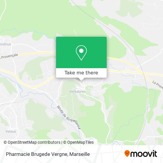 Pharmacie Brugede Vergne map