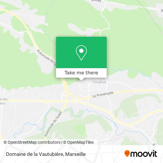 Domaine de la Vautubière map