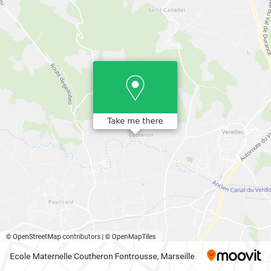 Ecole Maternelle Coutheron Fontrousse map