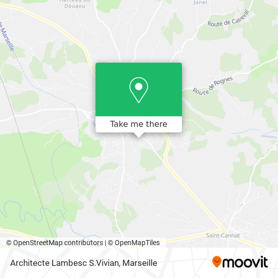 Architecte Lambesc S.Vivian map