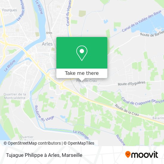 Tujague Philippe à Arles map