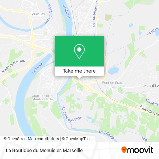 Mapa La Boutique du Menuisier