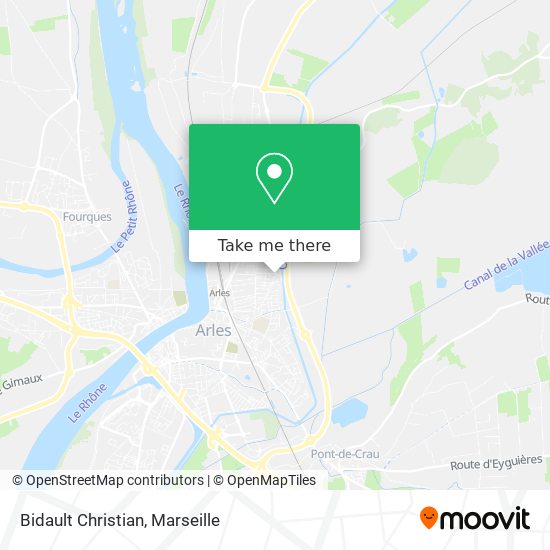 Bidault Christian map