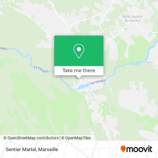 Sentier Martel map