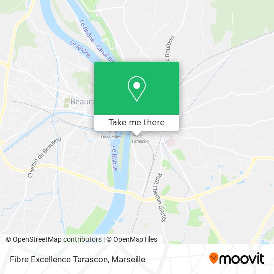 Fibre Excellence Tarascon map