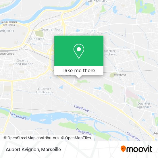 Aubert Avignon map