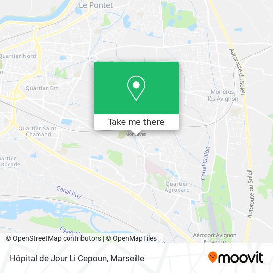 Hôpital de Jour Li Cepoun map