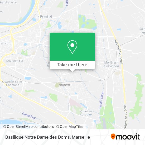 Basilique Notre Dame des Doms map