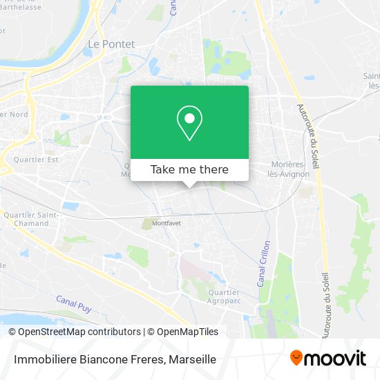 Immobiliere Biancone Freres map