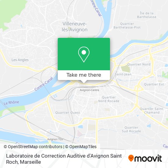 Mapa Laboratoire de Correction Auditive d'Avignon Saint Roch