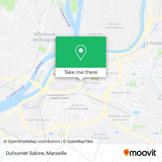 Dufournet Sabine map