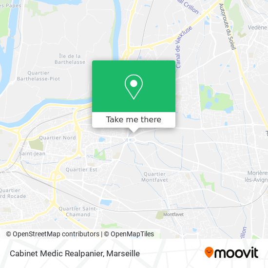 Cabinet Medic Realpanier map