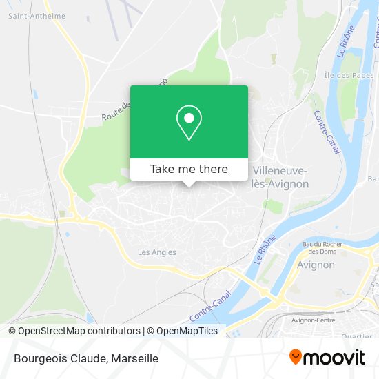 Bourgeois Claude map