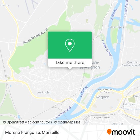 Moréno Françoise map