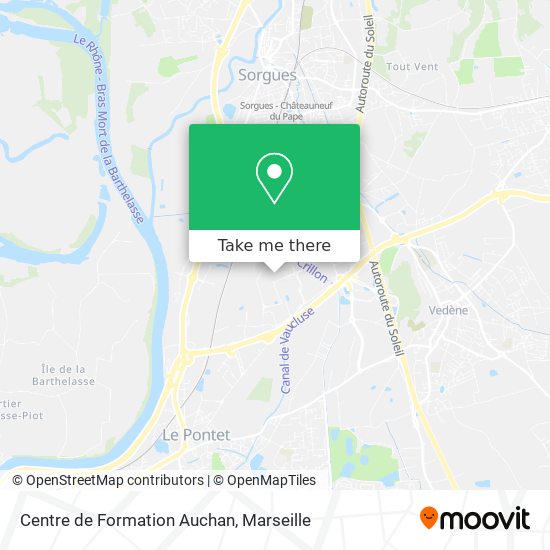 Centre de Formation Auchan map