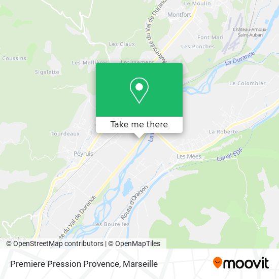 Mapa Premiere Pression Provence