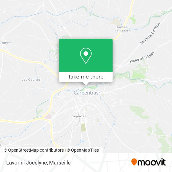 Lavorini Jocelyne map