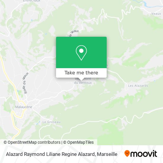 Alazard Raymond Liliane Regine Alazard map