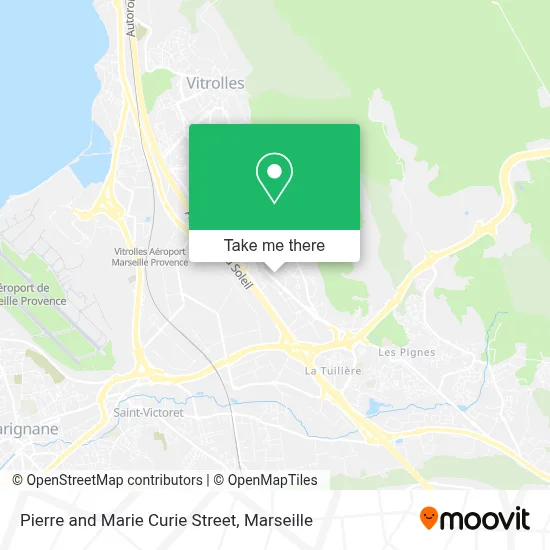 Rue Pierre et Marie Curie map