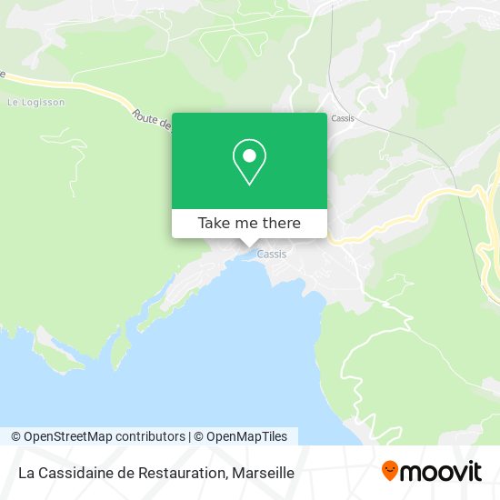La Cassidaine de Restauration map