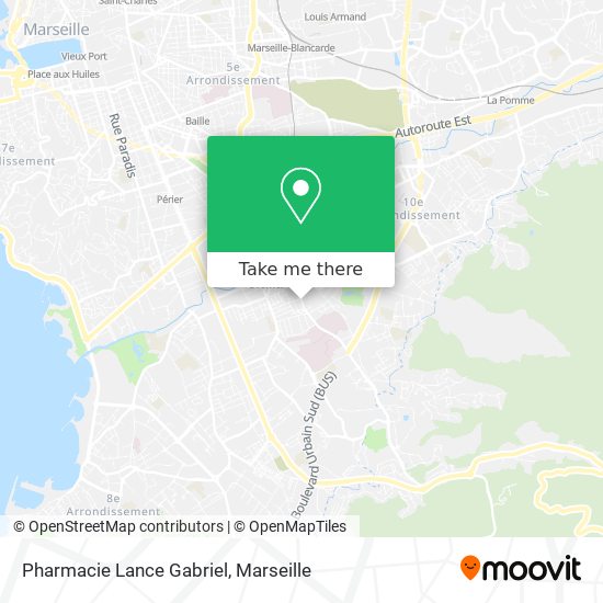 Mapa Pharmacie Lance Gabriel