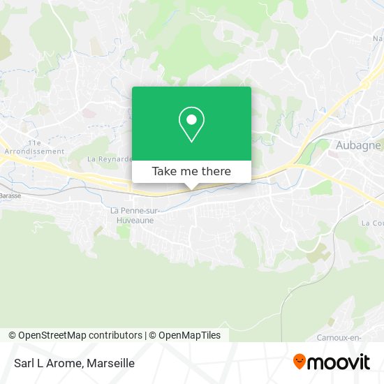 Sarl L Arome map