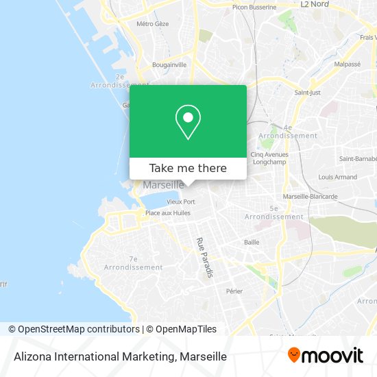 Alizona International Marketing map