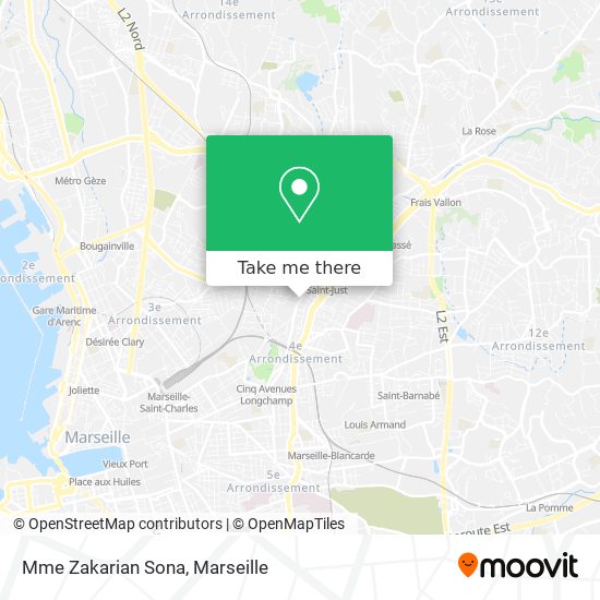 Mme Zakarian Sona map