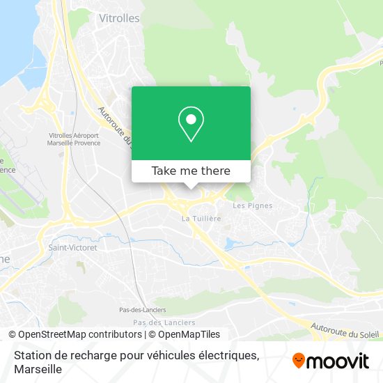 Station de recharge pour véhicules électriques map