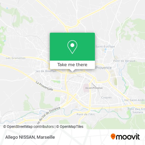 Allego NISSAN map