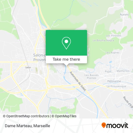 Dame Marteau map