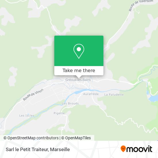 Sarl le Petit Traiteur map
