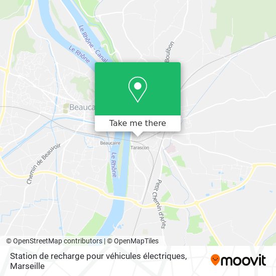 Station de recharge pour véhicules électriques map