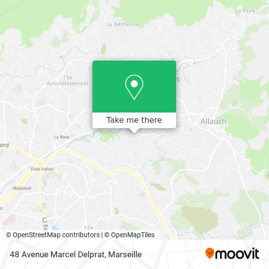 48 Avenue Marcel Delprat map