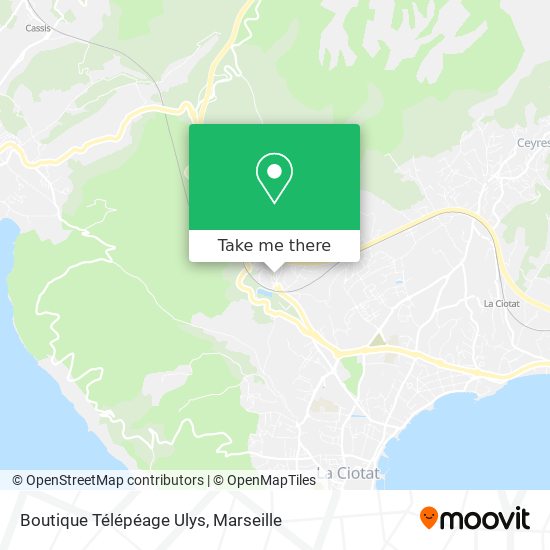Boutique Télépéage Ulys map