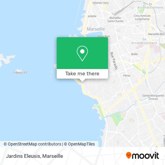 Jardins Eleusis map