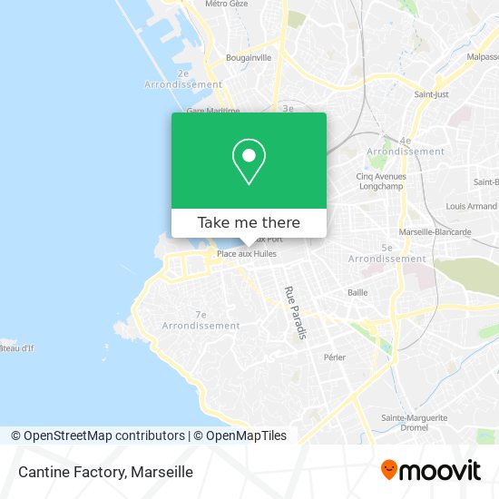 Cantine Factory map