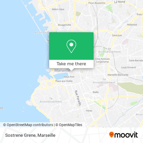 Sostrene Grene map