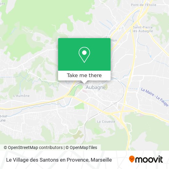 Mapa Le Village des Santons en Provence