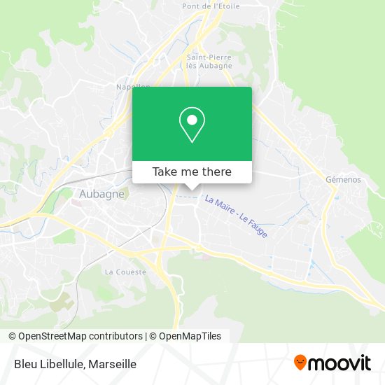 Bleu Libellule map