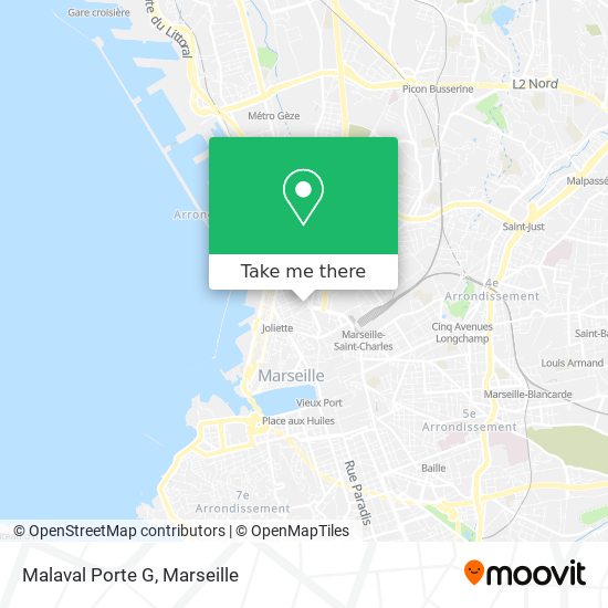 Malaval Porte G map