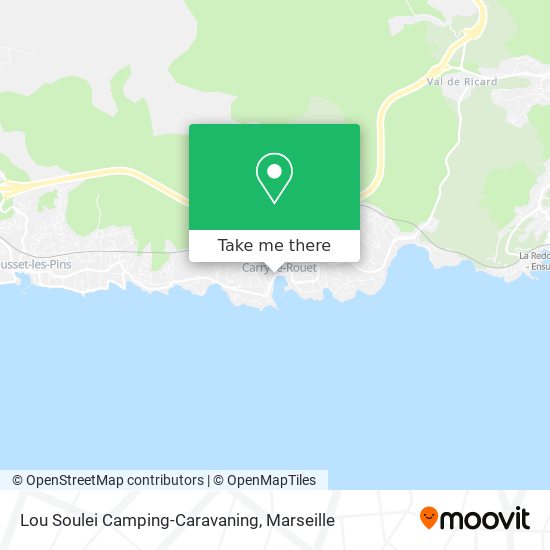Lou Soulei Camping-Caravaning map